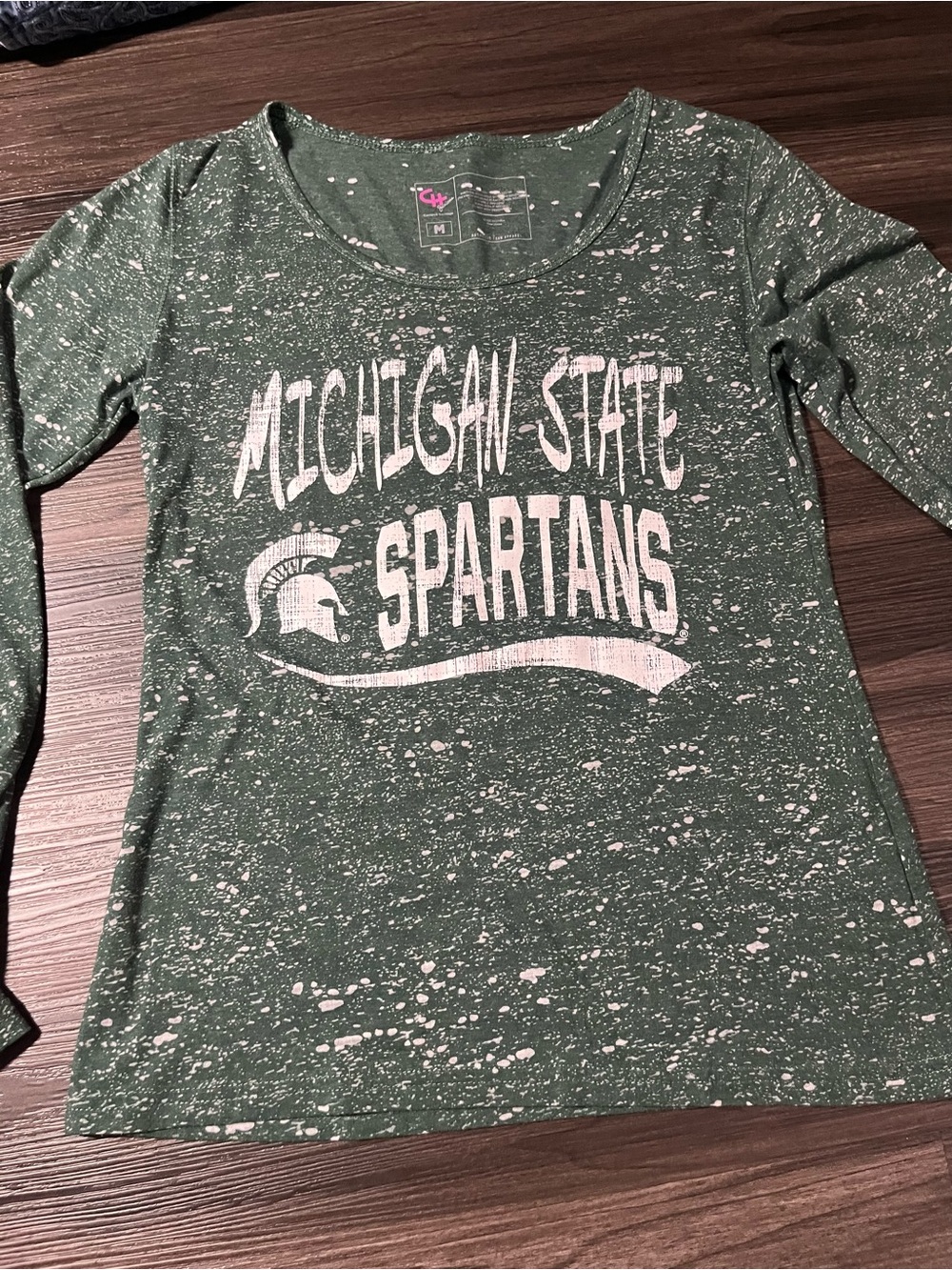 Campus Heritage Juniors Michigan State Spartans Green Shirts Size Youth Medium